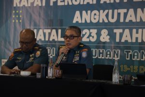 LANTAMAL III JAKARTA HADIRI RAPAT PERSIAPAN PENYELENGGARAAN ANGKUTAN NATAL 2023 DAN TAHUN BARU 2024