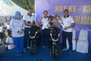 DANLANTAMAL III JAKARTA HADIRI OLAHRAGA BERSAMA DALAM RANGKA HUT KE-73 LANTAMAL III JAKARTA TAHUN 2023