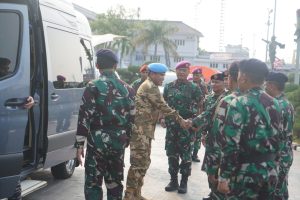 DANLANTAMAL III JAKARTA HADIRI PEMBERANGKATAN SATGAS MTF TNI KONGA XXVIII-O UNIFIL TA 2023