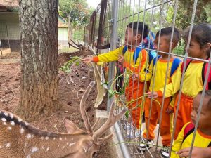 Antusiasme Murid TK Salsabila, Ikuti Kegiatan “TNI Sahabat Anak” di Yonif 330 Kostrad