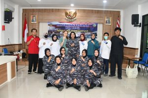 Jelang HUT Ke-61, Korps Wanita TNI AL Wilayah Bandung Gelar Donor Darah