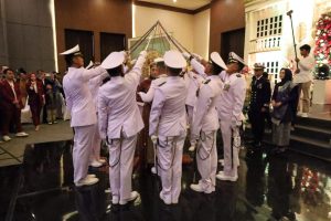 Lanal Dumai Lestarikan Tradisi Khas TNI AL, Dukung Pedang Pura