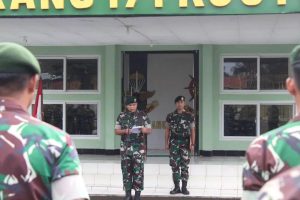 Upacara Pelepasan Pindah Satuan Prajurit Yonbekang 1 Kostrad