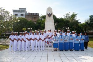 Lanal TBA Laksanakan Ziarah Sambut Peringatan Hari Armada RI Tahun 2023