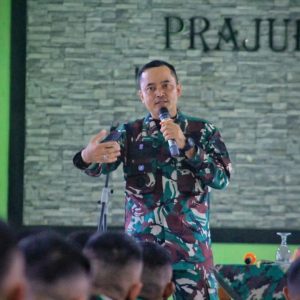 Danyonif 321 Kostard Mayor Inf Fahmi Guruh Rahayu, Berikan Pengarahan kepada Prajurit Yonif 321/GT