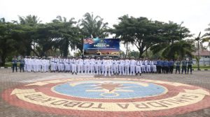 Upacara Peringatan Hari Armada RI Tahun 2023 di Lanal Bengkulu