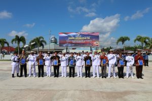 Upacara Memperingati Hari Armada RI Tahun 2023 di Mako Lanal Dumai