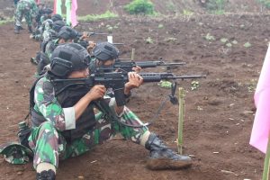 Perlombaan Perdana Antar Kompi Dalam Rangka HUT Ke-74 Yonif 515 Kostrad