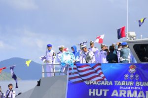 Peringatan Hari Ulang Tahun Armada RI Tahun 2023 di Lanal Tarempa