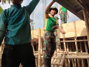 Yonif 330 Kostrad Manunggal Dengan Rakyat, Karya Bakti Bangun Masjid Ponpes Daarul Mukhtaar