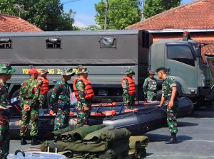 Yonbekang 2 Kostrad Gelar Apel Kesiapsiagaan Penanggulangan Bencana Alam