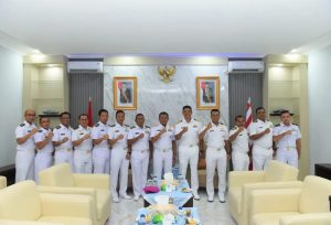Danlantamal I Terima Courtessy Call CTG TLDM Captain Saharudin bin Bongsu Beserta Komandan Kapal Perang Malaysia