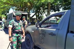 Prajurit Iyako Laksanakan Apel Kesiapsiagaan Penanggulangan Bencana Alam