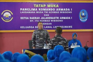 Danlantamal I Dampingi Kunjungan Kerja Pangkoarmada I di Lanal Lhokseumawe