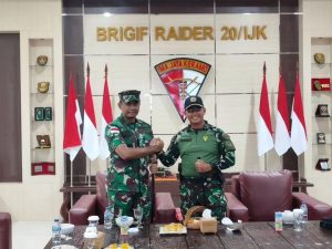 Brigif 20 Kostrad Terima Kunjungan Danlanal Timika
