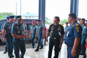Danlantamal I Kunjungan Kerja Ke Kepala Kesyahbandaran dan Otoritas Pelabuhan Utama Belawan