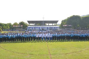 DANLANTAMAL III JAKARTA IKUTI OLAHRAGA BERSAMA DENGAN KASAL DALAM RANGKA HUT KE-61 KOWAL