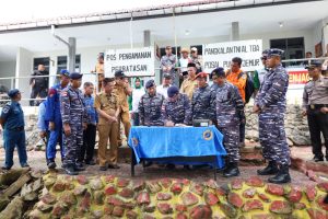 Pos TNI AL Pulau Jemur Resmi Masuk di Jajaran Lanal Dumai