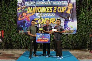 Tim Voli Chicken Codo Raih Juara 1 di Ajang Open Tournament Volley Ball Danyonkes 2 Cup Tahun 2023