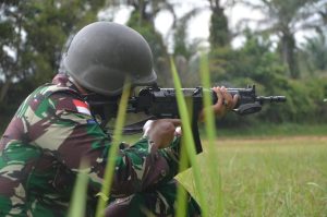 Lanal Dumai Gelar Latihan Menembak Guna Asah Kemampuan Prajurit