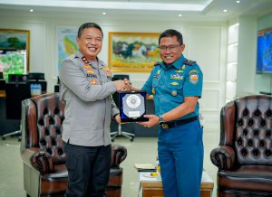 Danlantamal I Laksanakan Courtesy Call (CC) Ke Kapolda Sumut