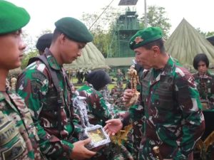 Yonarmed 6 Kostrad Ukir Prestasi Gemilang Pada Event Peleton Beranting TA 2023
