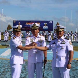 Serah Terima Jabatan Komandan Lanal Tarempa