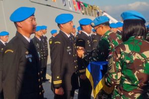 Komandan INDOBATT Hadiri Medal Parade Satuan Tugas MTF