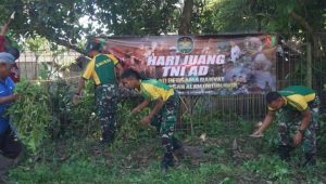 Brigif 14 Kostrad menggelar kegiatan Karya Bakti
