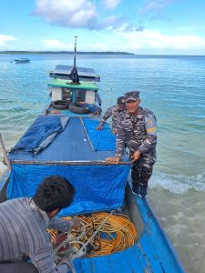 Posal Labuhan Bajau Laksanakan Patroli Penertiban Boat di Perairan Wilayah Kerja Lanal Simeulue