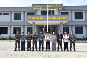 LANTAMAL III JAKARTA DAMPINGII KUNJUNGAN KERJA KETUA BRIN KE LANAL LAMPUNG