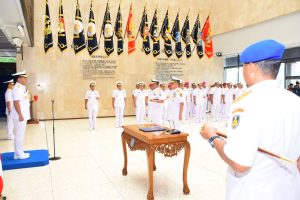 DANLANTAMAL III JAKARTA HADIRI UPACARA SERTIJAB ASOPS KASAL