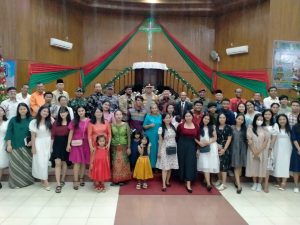 Danlanal Bersama Forkopimda Tinjau Pengamanan Malam Natal Tahun 2023 di Kota Bengkulu