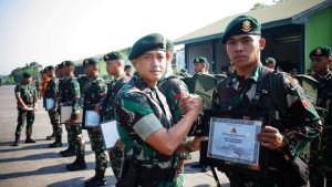 Tim Peleton Beranting Yonkav 8 Kostrad Berhasil Meraih Juara Tingkat Kodam V/Brawijaya