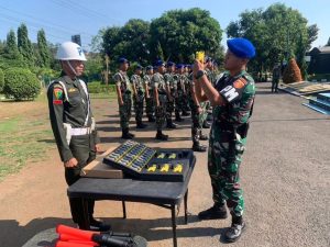 Denpom Divif 2 Kostrad Melaksanakan Apel Siap Siaga Nataru dan Pemilu