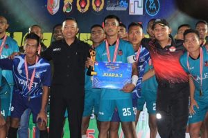 Danyonif 755 Kostrad Tutup Turnamen Sepak Bola Yalet Cup IV Tahun 2023