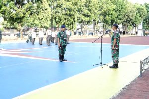 LANTAMAL III JAKARTA LAKSANAKAN LATIHAN PHH KESIAPAN PENGAMANAN PEMILU TAHUN 2024