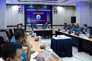 LANTAMAL III JAKARTA HADIRI REVIU LK UO TNI AL SEMESTER II TA 2023