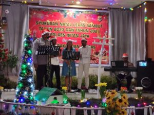 Guyubnya Apkam TNI Polri dan Masyarakat Intan Jaya, Gelar Syukuran Natal dan Lepas Sambut Pergantian Tahun