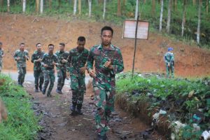 Pasukan Buaya Putih Melaksanakan Pembinaan Fisik Jelajah Medan