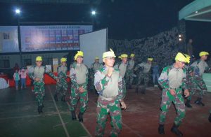 Yonif 328 Kostrad Menyambut Kedatangan Tahun Baru Dengan Penuh Rasa Sukacita