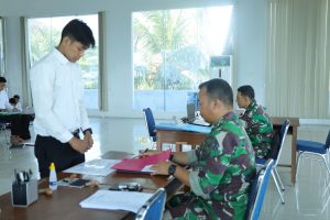Panitia Daerah Lantamal I Belawan Laksanakan Rikmin dan Validasi Penerimaan Calon Bintara dan Calon Tamtama Gelombang I TA. 2024