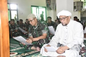 Panglima Divisi Infanteri 3 Kostrad Laksanakan Doa dan Zikir Bersama