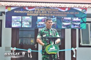 Danbrigif 9 Kostrad Resmikan Renovasi Kelas TK Kartika IX-35