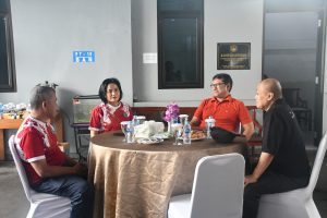 Lanal Bandung Gelar Coffee Morning dan Olahraga Bersama dengan Instansi DJKN Provinsi Jawa Barat, KPKNL Bandung dan Mitra Bank BWS