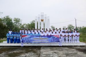 Sambut Hari Dharma Samudera, Lanal Dumai Laksanakan Ziarah Rombongan di TMP Kota Dumai