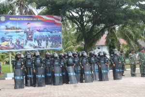 Kesiapan Pengamanan Pemilu Tahun 2024, Lanal Bengkulu Laksanakan Apel Gelar Kelengkapan