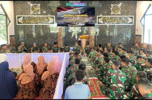 Jelang Hari Dharma Samudera Tahun 2024, Satuan TNI AL Wilayah Sabang Gelar Doa Bersama di Mako Lanal Sabang