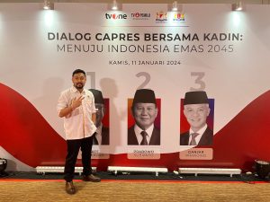 Hadiri Dialog Kadin Bersama Capres, Bang Andra: Presiden Yang Menang Harus Bisa Majukan Perekonomian Indonesia