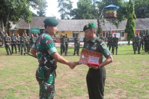 Denpal Divif 2 Kostrad Mengantarkan Prajurit Terbaik Pindah Satuan